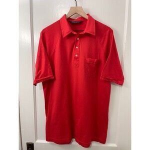 Arrow Tournament Men's 4 Button Pocket Short Sleeve Polo Shirt Size XL Tall